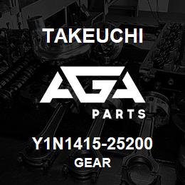 Y1N1415-25200 Takeuchi GEAR | AGA Parts