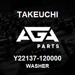 Y22137-120000 Takeuchi WASHER | AGA Parts