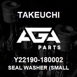 Y22190-180002 Takeuchi SEAL WASHER (SMALL | AGA Parts