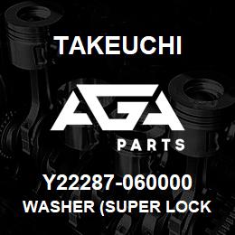 Y22287-060000 Takeuchi WASHER (SUPER LOCK | AGA Parts