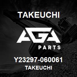 Y23297-060061 Takeuchi TAKEUCHI | AGA Parts