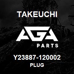 Y23887-120002 Takeuchi PLUG | AGA Parts