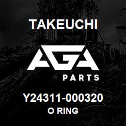 Y24311-000320 Takeuchi O RING | AGA Parts