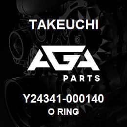 Y24341-000140 Takeuchi O RING | AGA Parts