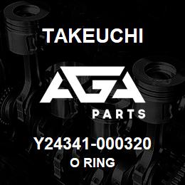 Y24341-000320 Takeuchi O RING | AGA Parts