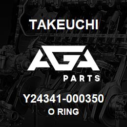 Y24341-000350 Takeuchi O RING | AGA Parts