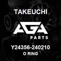 Y24356-240210 Takeuchi O RING | AGA Parts