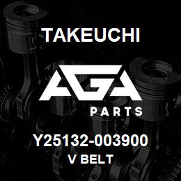 Y25132-003900 Takeuchi V BELT | AGA Parts