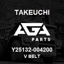 Y25132-004200 Takeuchi V BELT | AGA Parts