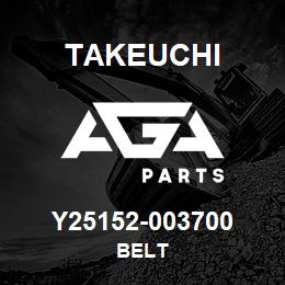 Y25152-003700 Takeuchi BELT | AGA Parts