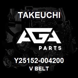 Y25152-004200 Takeuchi V BELT | AGA Parts