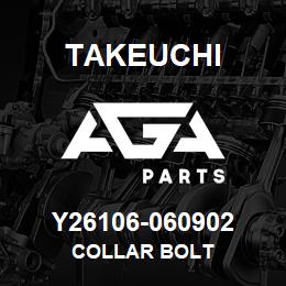 Y26106-060902 Takeuchi COLLAR BOLT | AGA Parts