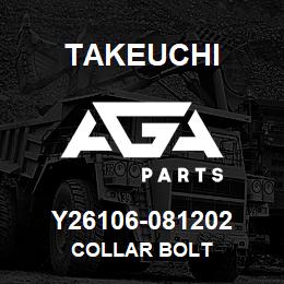 Y26106-081202 Takeuchi COLLAR BOLT | AGA Parts