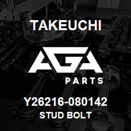 Y26216-080142 Takeuchi STUD BOLT | AGA Parts