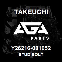 Y26216-081052 Takeuchi STUD BOLT | AGA Parts