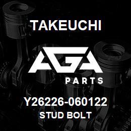 Y26226-060122 Takeuchi STUD BOLT | AGA Parts