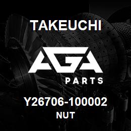 Y26706-100002 Takeuchi NUT | AGA Parts