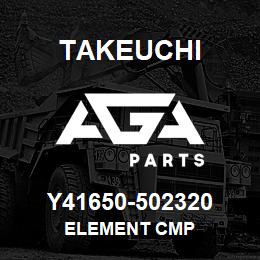 Y41650-502320 Takeuchi ELEMENT CMP | AGA Parts