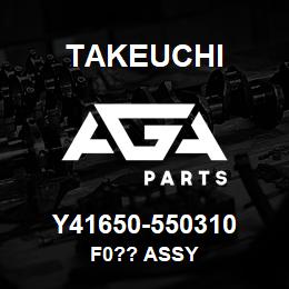 Y41650-550310 Takeuchi F0?? ASSY | AGA Parts