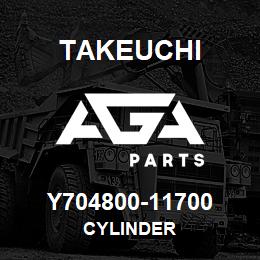 Y704800-11700 Takeuchi CYLINDER | AGA Parts