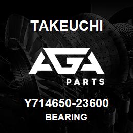 Y714650-23600 Takeuchi BEARING | AGA Parts
