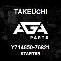 Y714650-76821 Takeuchi STARTER | AGA Parts