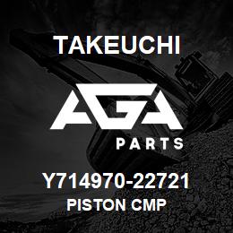 Y714970-22721 Takeuchi PISTON CMP | AGA Parts