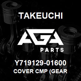 Y719129-01600 Takeuchi COVER CMP (GEAR | AGA Parts
