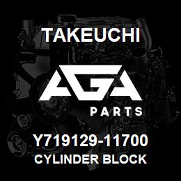Y719129-11700 Takeuchi CYLINDER BLOCK | AGA Parts