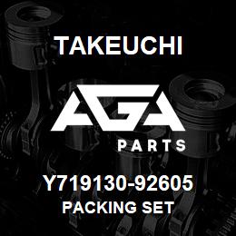 Y719130-92605 Takeuchi PACKING SET | AGA Parts