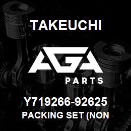 Y719266-92625 Takeuchi PACKING SET (NON | AGA Parts
