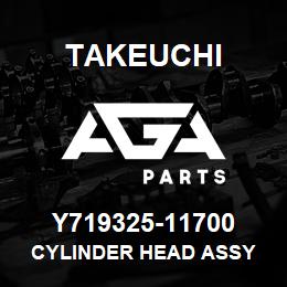 Y719325-11700 Takeuchi CYLINDER HEAD ASSY | AGA Parts