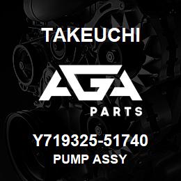 Y719325-51740 Takeuchi PUMP ASSY | AGA Parts