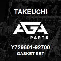Y729601-92700 Takeuchi GASKET SET | AGA Parts