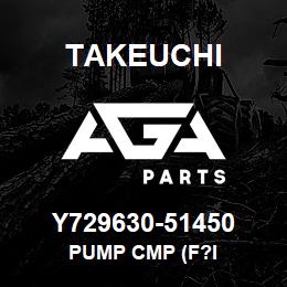 Y729630-51450 Takeuchi PUMP CMP (F?I | AGA Parts