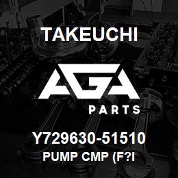 Y729630-51510 Takeuchi PUMP CMP (F?I | AGA Parts
