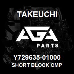 Y729635-01000 Takeuchi SHORT BLOCK CMP | AGA Parts