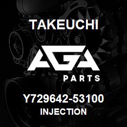 Y729642-53100 Takeuchi INJECTION | AGA Parts