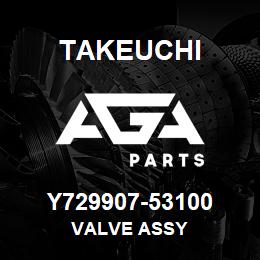 Y729907-53100 Takeuchi VALVE ASSY | AGA Parts