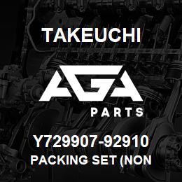 Y729907-92910 Takeuchi PACKING SET (NON | AGA Parts