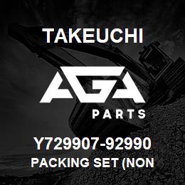 Y729907-92990 Takeuchi PACKING SET (NON | AGA Parts