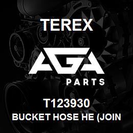 T123930 Terex BUCKET HOSE HE (JOIN - BOOM) | AGA Parts