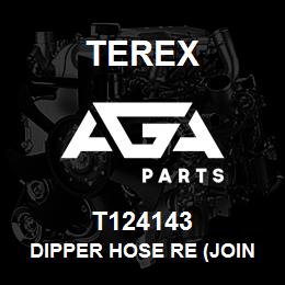 T124143 Terex DIPPER HOSE RE (JOIN - BOOM) | AGA Parts