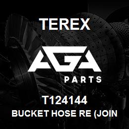 T124144 Terex BUCKET HOSE RE (JOIN - BOOM) | AGA Parts