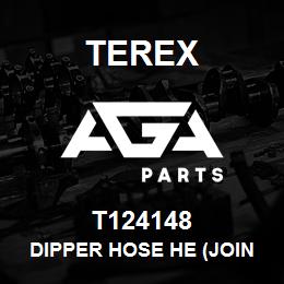 T124148 Terex DIPPER HOSE HE (JOIN - BOOM) | AGA Parts