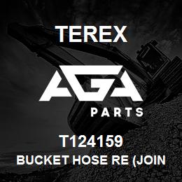 T124159 Terex BUCKET HOSE RE (JOIN - BOOM) | AGA Parts