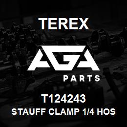 T124243 Terex STAUFF CLAMP 1/4 HOSE | AGA Parts