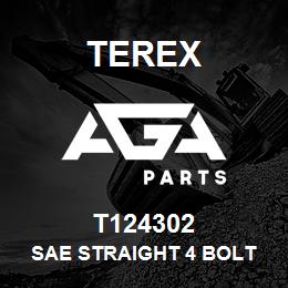 T124302 Terex SAE STRAIGHT 4 BOLT FLANGE UNF THREAD 1 5/16 | AGA Parts