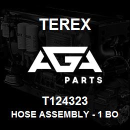 T124323 Terex HOSE ASSEMBLY - 1 BORE - 1 5/16 FEMALE SWIVEL ENDS | AGA Parts