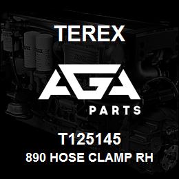 T125145 Terex 890 HOSE CLAMP RH | AGA Parts